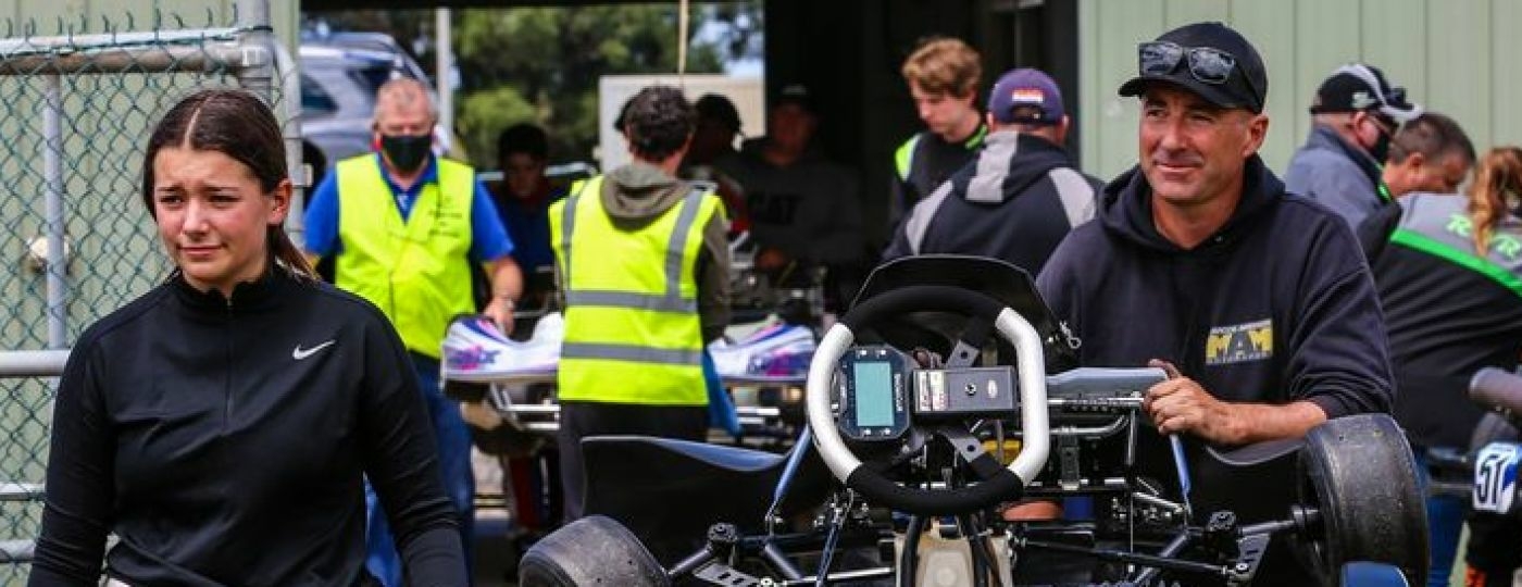 Tabitha Ambrose and father, legendary driver Marcos Ambrose