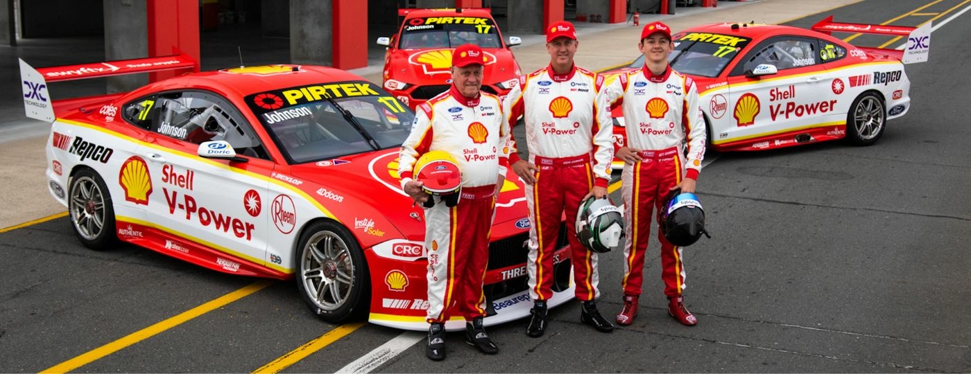 legendary australian race car drivers family - dick, steven, and jett johnson