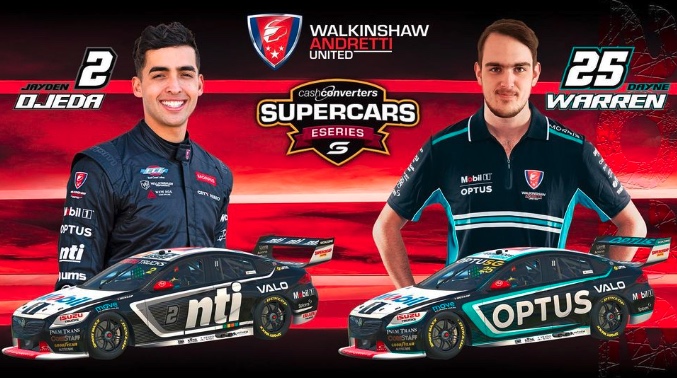 supercars eseries drivers 2022
