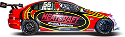 Fastrack V8 Supercar 55 Heatcraft Red Racetrack